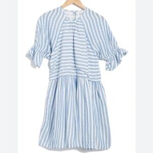 New! Maisie Blue and White Striped Dress